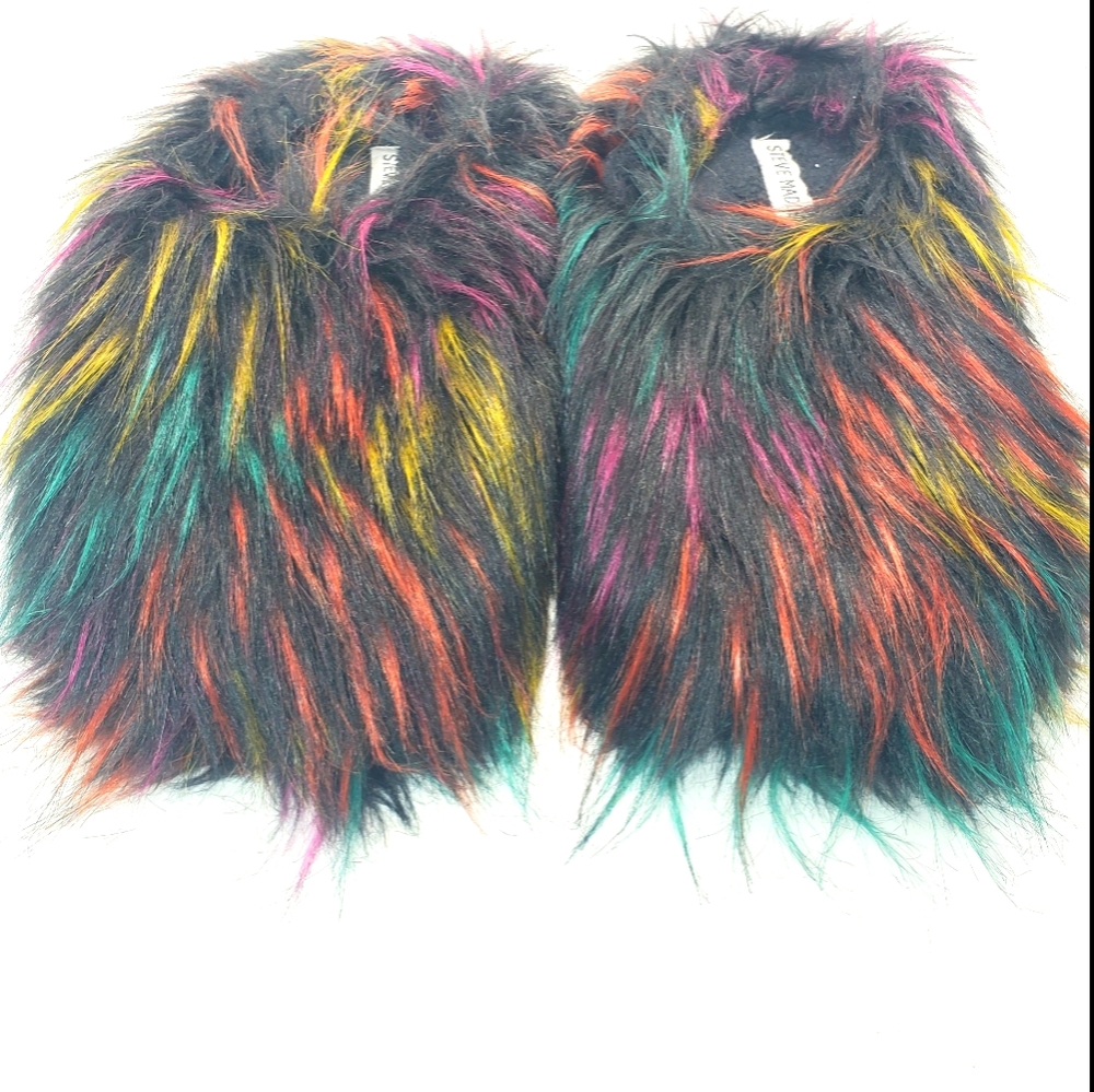 Steve Madden Furry Slippers